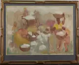 Untitled by Natalie Chase, Watercolor on paper, sold Nov 2022