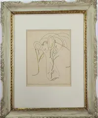 Portrait of Disillusionment by Sterling Boyd Strauser, Mixed Media, sold Nov 2022