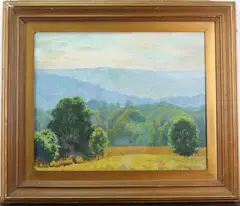 Summer by John Havard Macpherson, Oil on board, sold Nov 2022