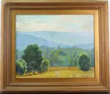 Summer by John Havard Macpherson, Oil on board, sold Nov 2022