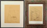 Nevelson by Sterling Boyd Strauser, Graphite on paper, sold Nov 2022