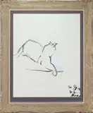 Stevie by Elnora "Nora" Hauser, Watercolor, sold Nov 2022
