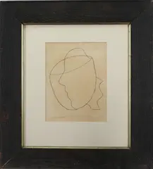 Portrait of Dot by Sterling Boyd Strauser, Graphite on paper, sold Nov 2022