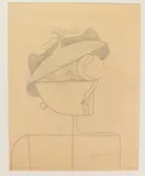 Mrs. Ira Nagler by Sterling Boyd Strauser, Graphite on paper, sold Nov 2022