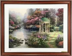 The Garden of Prayer by Thomas Kincade, Lithograph, sold Dec 2022
