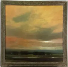 Untitled by Lisa Joyce Hill, Oil on canvas, sold Dec 2022