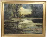 Untitled by Albert Blaetter, Oil on canvas, sold Dec 2022