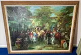 Untitled by Joan Camo Sentis, Oil on canvas, sold Dec 2022
