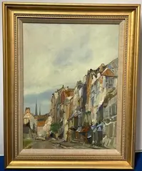 Untitled by Jan de Vogel, Oil on canvas, sold Dec 2022