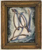 Three Wishes by Elizabeth Saltonstall, Oil on board, sold Dec 2022