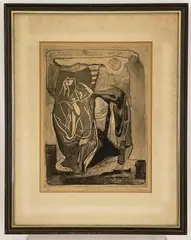 Ecstatic Dance by Patricia Phillips, Lithograph, sold Dec 2022