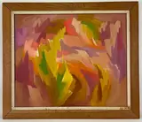 Untitled by Richard Rogers, Oil on canvas, sold Dec 2022
