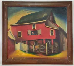 Untitled by Richard Rogers, Oil on canvas, sold Dec 2022