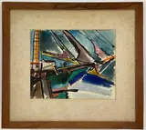 Untitled by Mary Bean Rogers, Watercolor, sold Dec 2022
