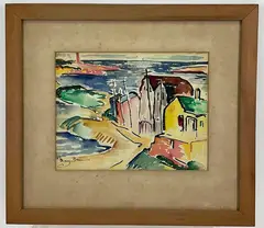Untitled by Mary Bean Rogers, Watercolor, sold Dec 2022