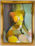 Untitled by Buryak Boris Ivanovich, oil on canvas, sold Dec 2022
