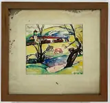Untitled by Mary Bean Rogers, Watercolor, sold Dec 2022