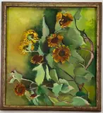 Untitled by Richard Rogers, Oil on canvas, sold Dec 2022