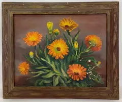 Untitled by Richard Rogers, Oil on canvas, sold Dec 2022