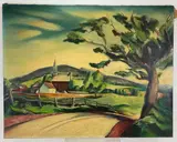 Untitled by Richard Rogers, Oil on canvas, sold Dec 2022
