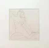 Untitled by William S. Schwartz, Pencil on paper, sold Dec 2022