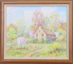 Untitled by Albert Van Nesse Greene, Oil on board, sold Dec 2022