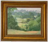 Bucks County Morn by Alison Mason Kingsbury, Oil on board, sold Dec 2022