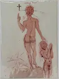 Asperges me hyssopo et mundabor by Salvador Dalí, Lithograph, sold Dec 2022