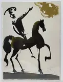Joshua Brave In War by Salvador Dalí, lithograph, sold Dec 2022
