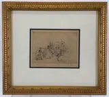 Untitled by Auguste Brouet, Engraving, sold Dec 2022