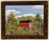 Untitled by Charles J. White, Oil on board, sold Dec 2022