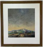 Untitled by Leonid Gechtoff, Pastel on paper, sold Feb 2023