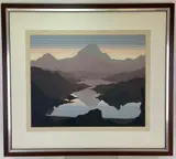 Lake Powel by Jerry Schurr, Screenprint, sold Feb 2023