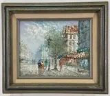 Untitled by Caroline C. Burnett, Oil on board, sold Feb 2023