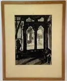 Untitled by Elnora "Nora" Hauser, Watercolor, sold Feb 2023