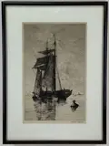 Untitled by Carlton Theodore Chapman, Etching, sold Feb 2023