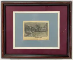 Blackfriars Bridge by Len R. Howard, Charcoal, sold Feb 2023