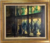 Untitled by Donald Werden, Oil on board, sold Feb 2023