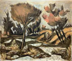 Untitled by Frederick Childs, Oil on canvas, sold Feb 2023
