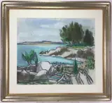 Untitled by Frederick Childs, Pastel on paper, sold Feb 2023