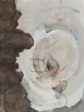 Untitled (Abstract composition) by Benoît Gilsoul, watercolor on paper, sold Nov 2020