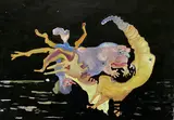 Seabed I by Benoît Gilsoul, watercolor, pen and ink on paper, sold Nov 2020