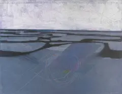 Les Regions Froides du Coeur by Benoît Gilsoul, pastel, charcoal, color pencil on Canson Mi-Teintes paper, sold Nov 2020