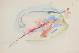 Long Island by Benoît Gilsoul, 1993, watercolor on paper, sold Nov 2020