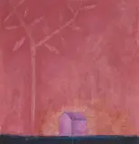 Garden Ornaments by Rex Lau, 1999, oil on lana paper, sold Nov 2020