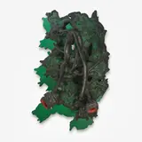 Sombra by Frans Krajcberg, 1961, wood painted with natural pigments, sold Dec 2020