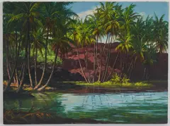Kamuela, Hawaii by Lloyd Sexton, Jr., oil on canvas, sold Dec 2020