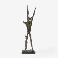 Cacique by Bruno Giorgi, bronze on granite base, sold Dec 2020