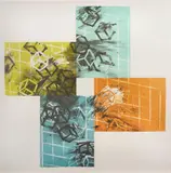 Four Color Quartet by Mel Bochner, 1990, lithograph in four parts, sold Dec 2020