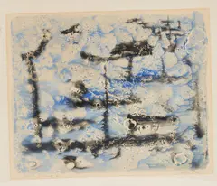 Water Study by Dorothy Dehner, 1960, monoprint, sold Dec 2020